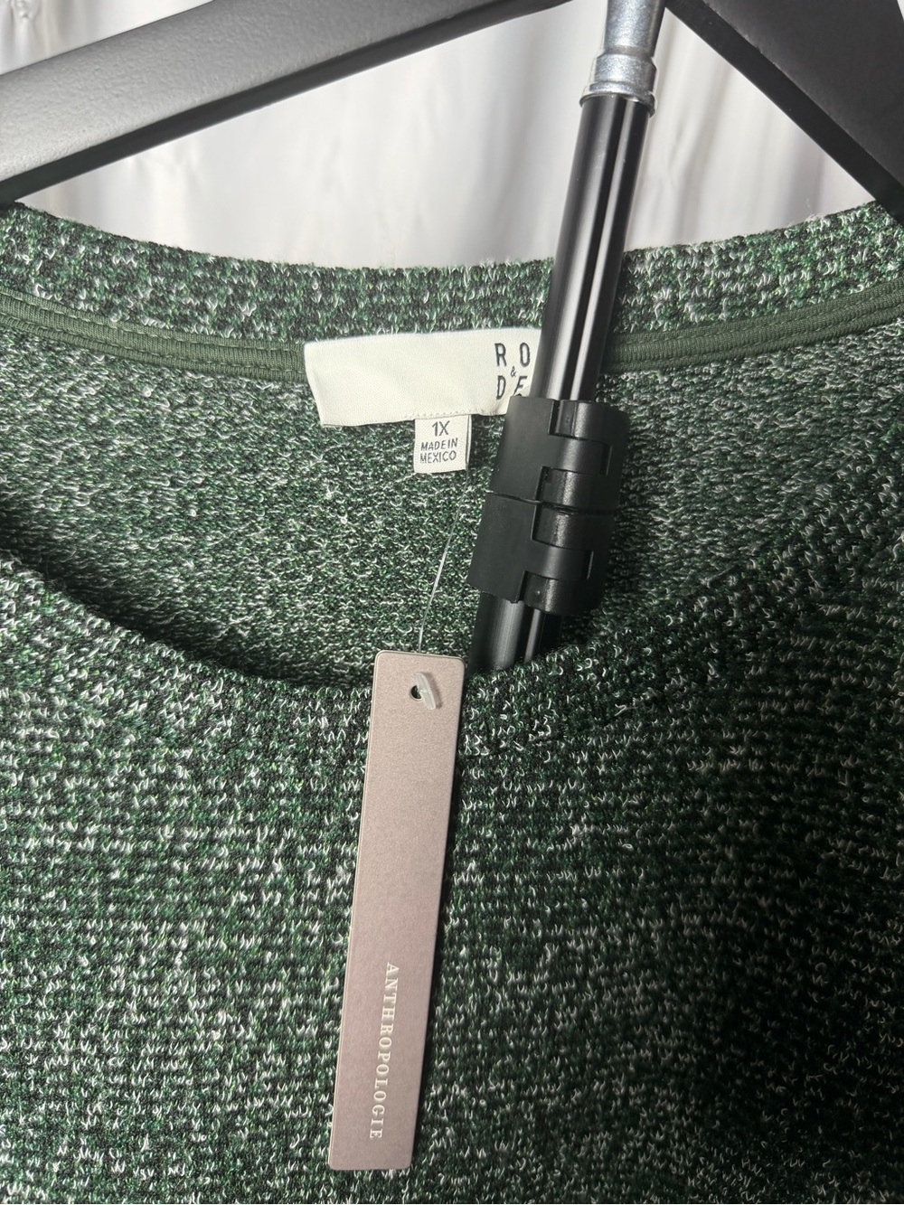 Anthropologie RODE Textured Ruffle Dress - Picture 3 of 4